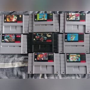 Super Nintendo Games Lot